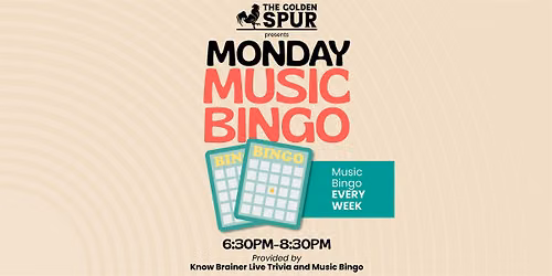 Music Bingo at The Golden Spur
