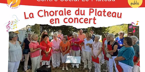 CHORALE DU PLATEAU AU DOMAINE DE LA GARDE