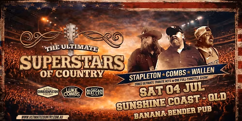 The Ultimate Superstars of Country Tribute - Sunshine Coast