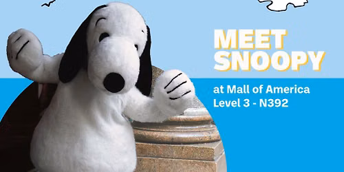Meet Snoopy at Niko Niko Boba - Mall of America