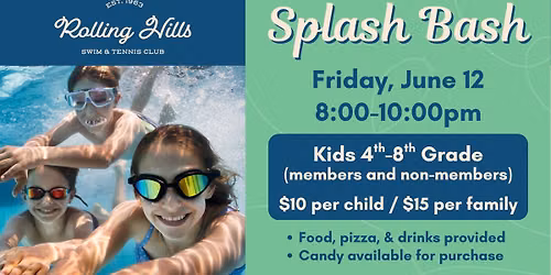 Splash Bash (4th-8th Grade)