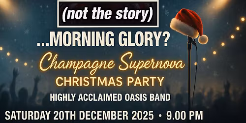 Not The Story Morning Glory Christmas Party Night