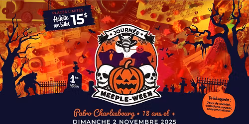 Meeple-Ween | Journ\u00e9e jeux de soci\u00e9t\u00e9