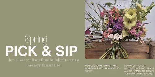 Spring Pick & Sip