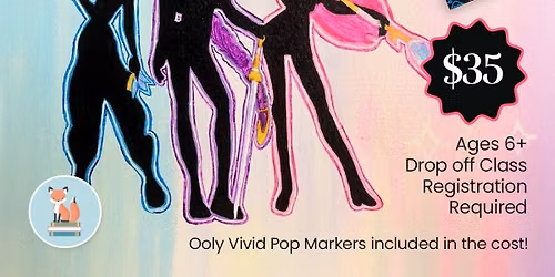K-Pop Neon Art Class<$35> 