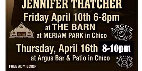 THOSE 2 DUDES w\/ SPEC GUEST JENNIFER THATCHER WILL BE HERD @ THE BARN