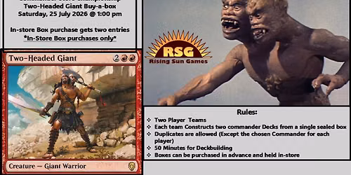 Two Headed Giant Store Championship