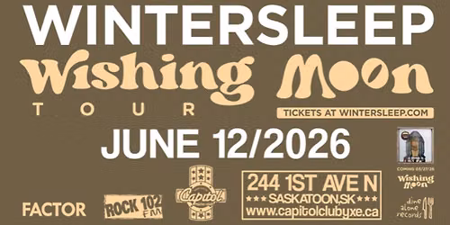 Wintersleep - Wishing Moon Tour