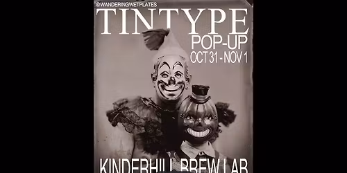 Halloween Tin Type Photography Pop Up