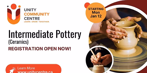 Intermediate Pottery Class