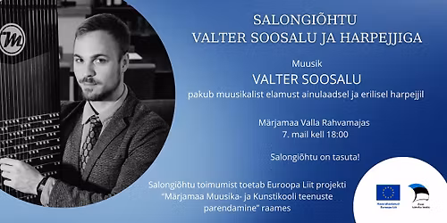 Salongi\u00f5htu Valter Soosalu ja harpejjiga