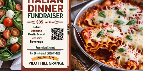 Italian Dinner Fundraiser