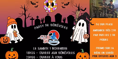 Party d'Halloween - Club Ski Beauce