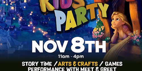 FREE Kids Party with Rapunzel