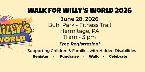 Walk for Willy's World 2026 - Community Walk