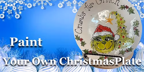 Paint Your Own Christmas Plate