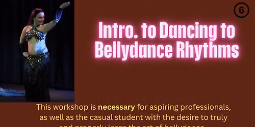 Intro. to Dancing to Bellydance Rhythms
