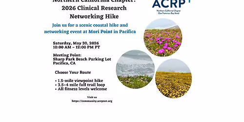 NCC ACRP May 2026 Clinical Research Networking Hike