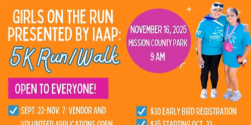 Girls on the Run Presented by IAAP: 5K Run\/Walk