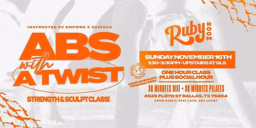 Abs with A Twist - Strength and Sculpt Class