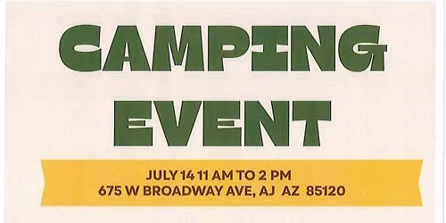 Avista Apache Junction Camping Event 