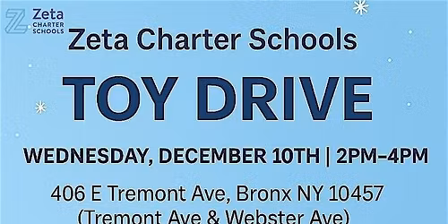 Holiday Giveaway & Free Toys from Zeta Charter Schools
