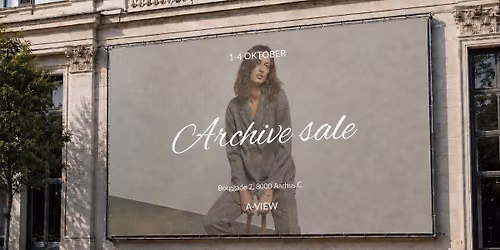 A-VIEW ARCHIVE SALE I AARHUS C