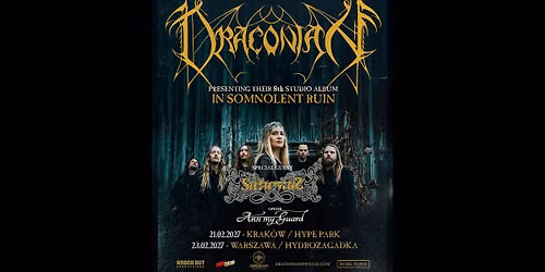 Draconian + Saturnus + Ann My Guard \/ 21 II 2027 \/ Krak\u00f3w