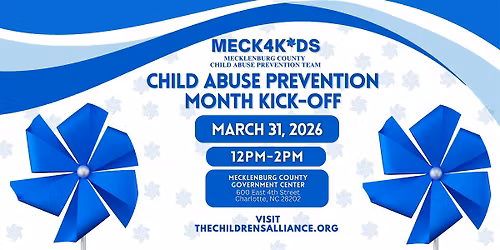 2026 Mecklenburg County Child Abuse Prevention Month Kick Off