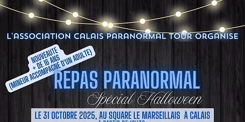 Repas Paranormal du 31 Octobre 2025