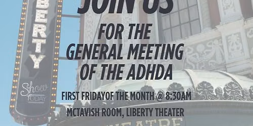 ADHDA General Meeting