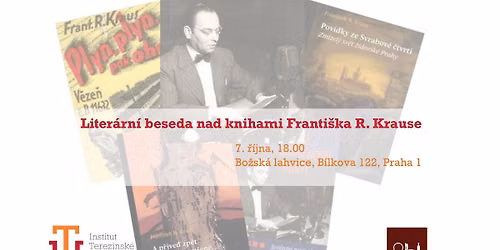 Liter\u00e1rn\u00ed beseda nad knihami Franti\u0161ka R. Krause