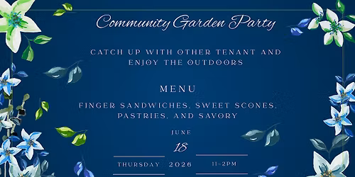Community Garden Party