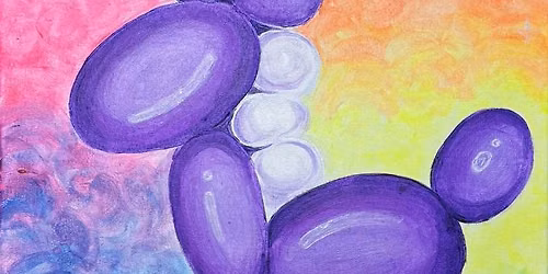 Kids Summer Art Camp at Pinot's Palette | Rainbow Pop Painting & Craft