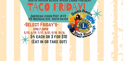 Friday Night Taco Dinner Fundraiser