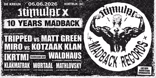 STIMULAR X 10 YEAR MADBACK RECORDS \u2718 Wilde Westen