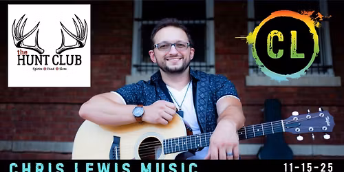 Chris Lewis Music live @ The Hunt Club
