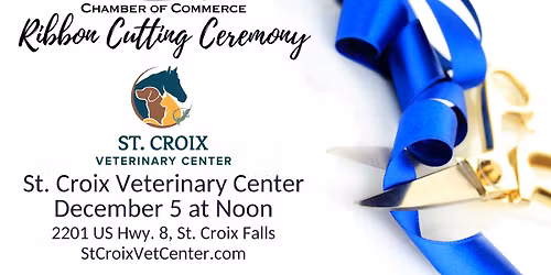 Ribbon Cutting for St. Croix Veterinary Center