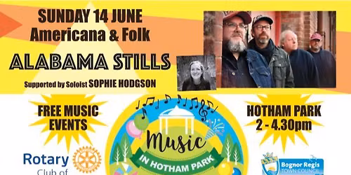 MUSIC IN HOTHAM PARK - AMERICANA & FOLK - WITH ALABAMA STILLS & SOPHIE HODGSON