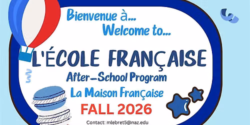 French for Kids 5-11 years old at L'\u00e9cole fran\u00e7aise