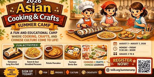2026 Asian Cooking & Crafts Summer Camp