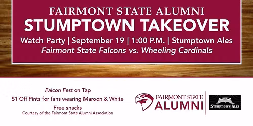 Fairmont State Alumni: Stumptown Takeover