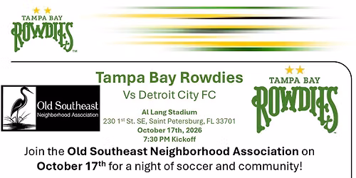 Rowdies Night of Soccer and Community