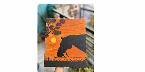Calgary\u2019s Paint Night Experience at Raw Canvas: $45 Wednesday 1\/2price rose