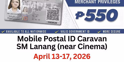 Mobile Postal ID Caravan at SM Lanang