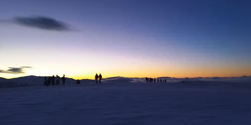 Ciaspolata al tramonto sulla Maielletta