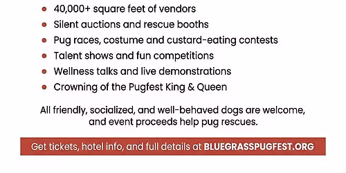 Bluegrass Pugfest 2026