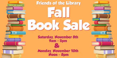Friends of the Library Fall Book Sale