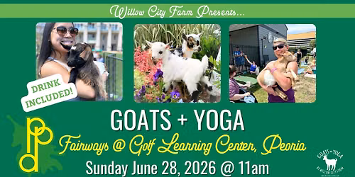 Goats + Yoga @ Fairways at Golf Learning Center