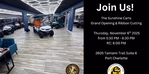 The Sunshine Carts Grand Opening & Ribbon Cutting